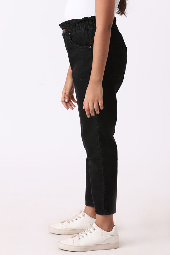 Black Solid Straight Bottom, Black, image 3